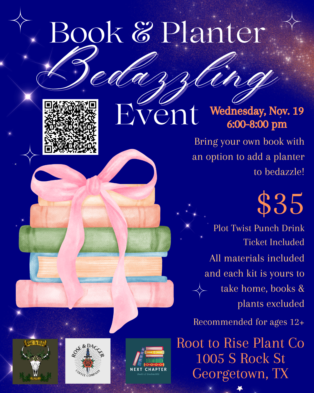 Book Bedazzling Event - November 19