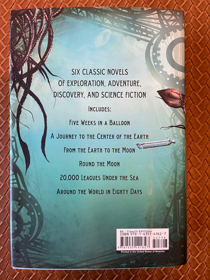 20,000 Leagues Under the Sea and Other Classic Novels by Jules Verne (Hardcover)