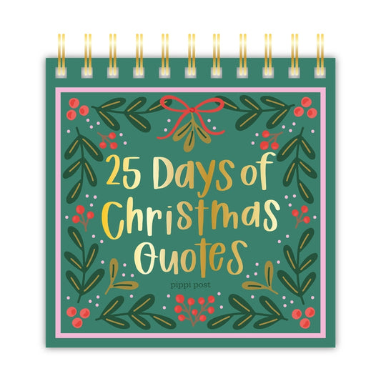 25 Days of Christmas - Quotes + Prompts Advent Desk Calendar