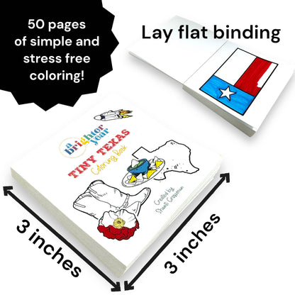 Tiny Texas Mini-Coloring Book