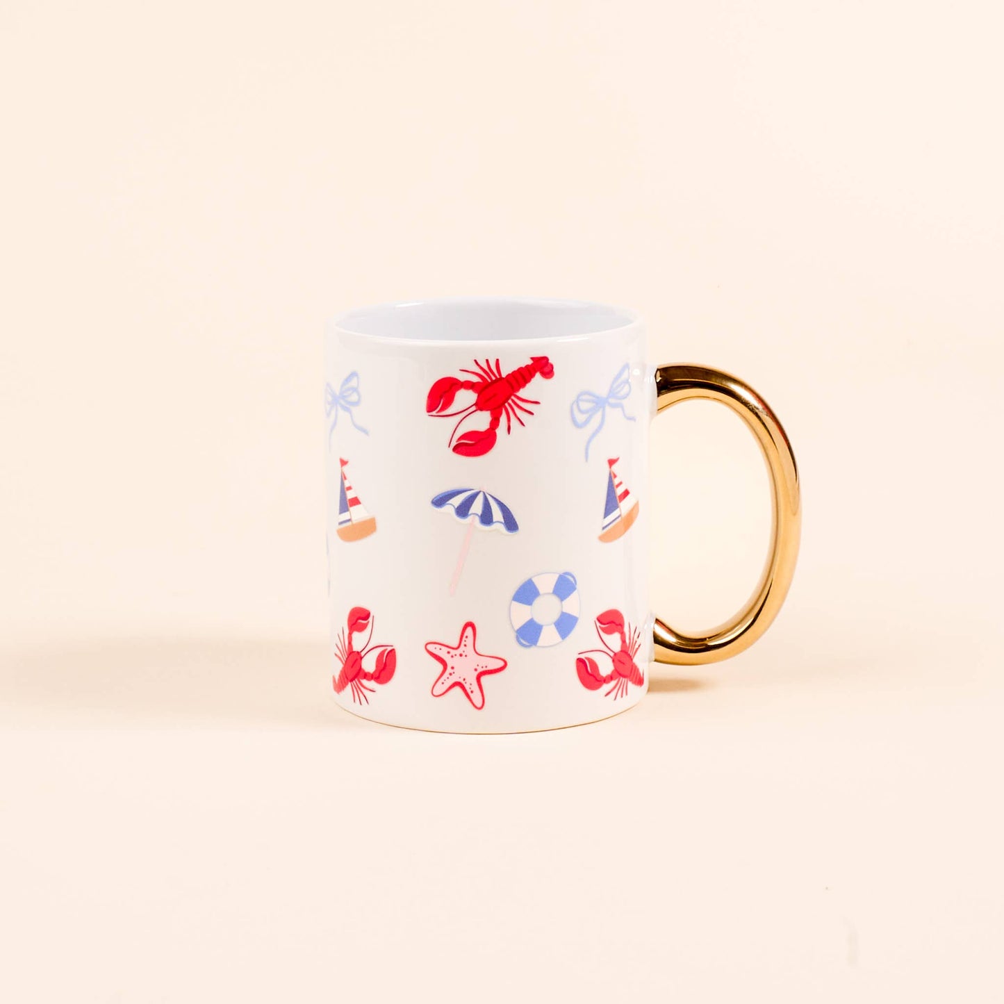 11 oz Cozy Cute Ceramic Mug: Book Shelfie