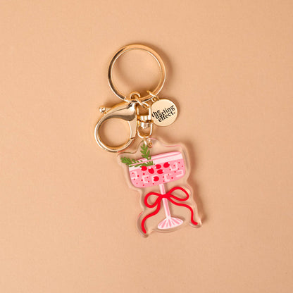 Acrylic Keychain-Cranberry Cosmo