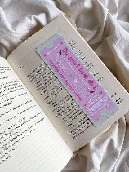 The Smut Book Club Bookmark Ticket With Tassel