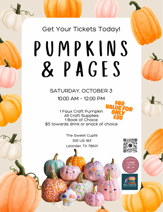 Pumpkin & Pages Event: A Fall Reads & Painted Gourds Workshop