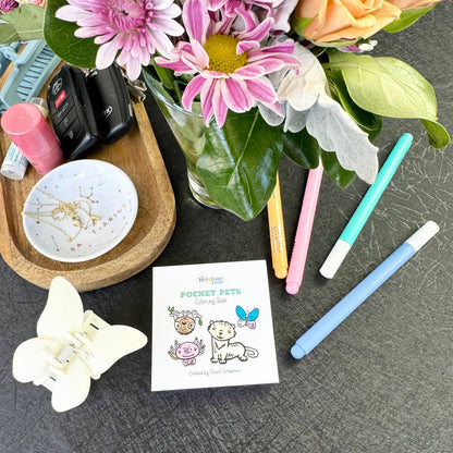 Pocket Pets Mini-Coloring Book