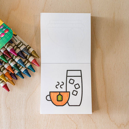 Tiny Eats Treats Mini-Coloring Book