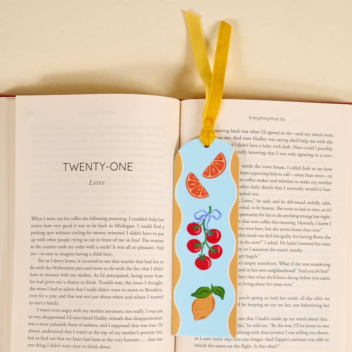 Acrylic Bookmark–Fruit Market