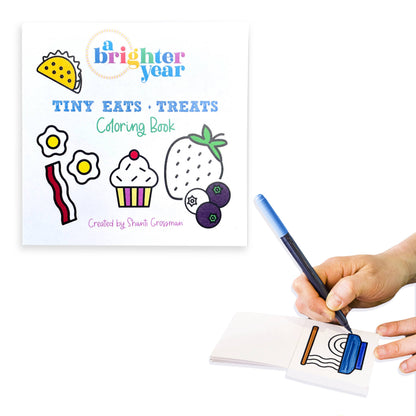 Tiny Eats Treats Mini-Coloring Book