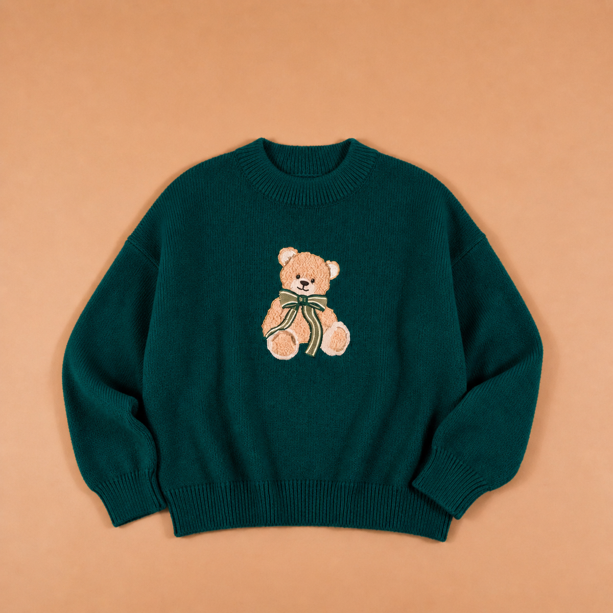 Classic Sweater-Teddy Bear Theo: L