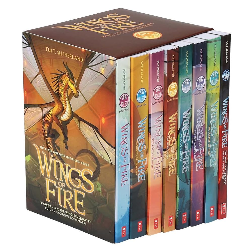 Wings of Fire Books 9-1 and The Winglets Quartet cover image