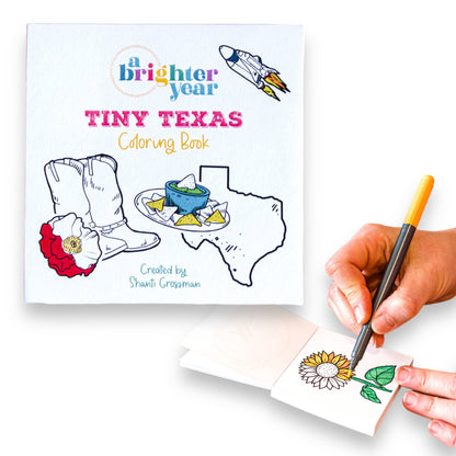 Tiny Texas Mini-Coloring Book