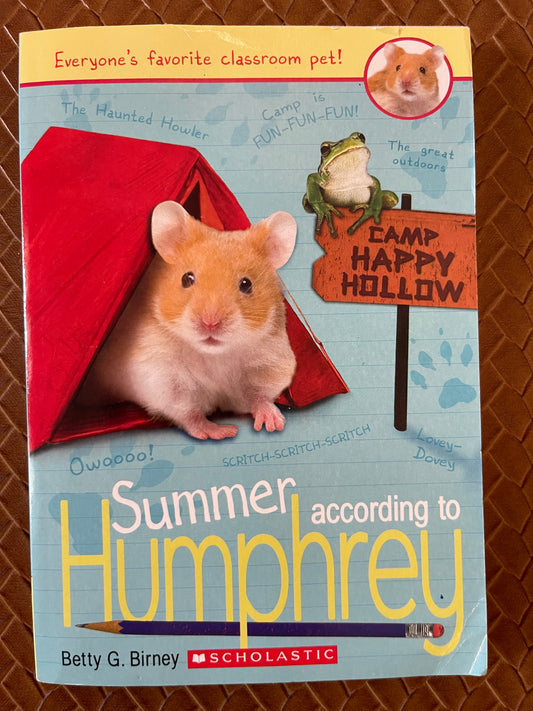 According to Humphrey #6: Summer According to Humphrey by Betty G. Birney (Paperback)