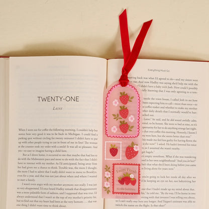 Acrylic Bookmark-Farm Fresh Strawberries
