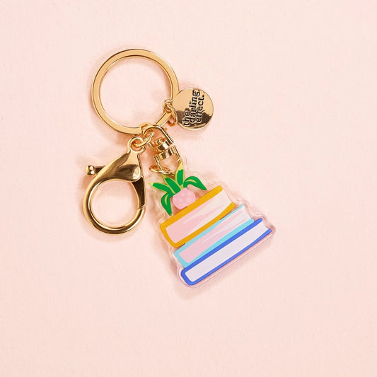 Acrylic Keychain–Book Nook