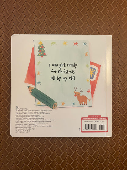 All By My Elf: A Festive Touch-and-Feel Book by Jeffrey Burton, Nanette Regan (Board Book - New)