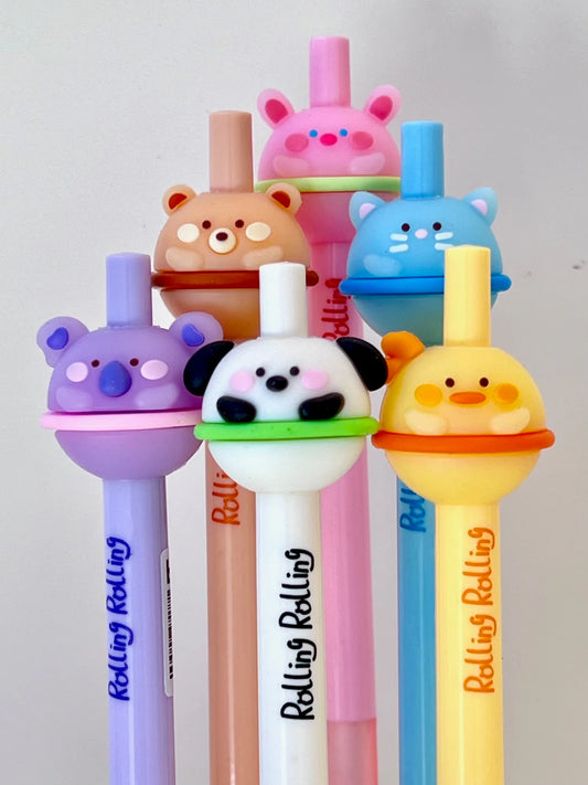 Animal Planets Retractable Gel Pen