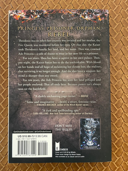 Ash Princess #1: Ash Princess by Laura Sebastian (Paperback)