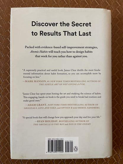 Atomic Habits: An Easy & Proven Way to Build Good Habits & Break Bad Ones by James Clear (Hardcover)