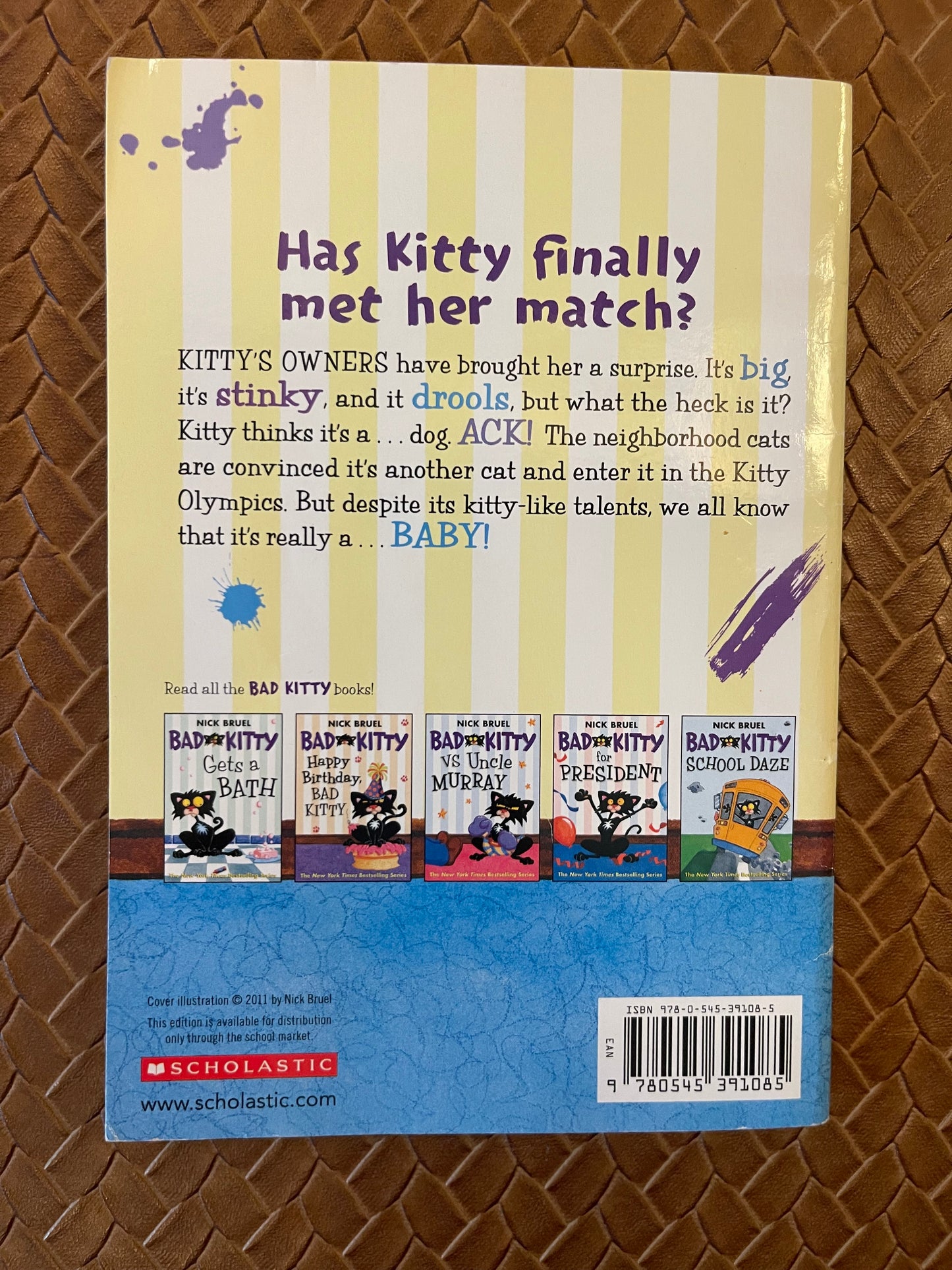 Bad Kitty #4: Bad Kitty Meets the Baby by Nick Bruel (Paperback)