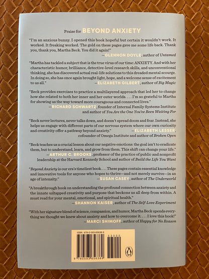 Beyond Anxiety: Curiosity, Creativity, and Finding Your Life's Purpose by Martha Beck (Hardcover)