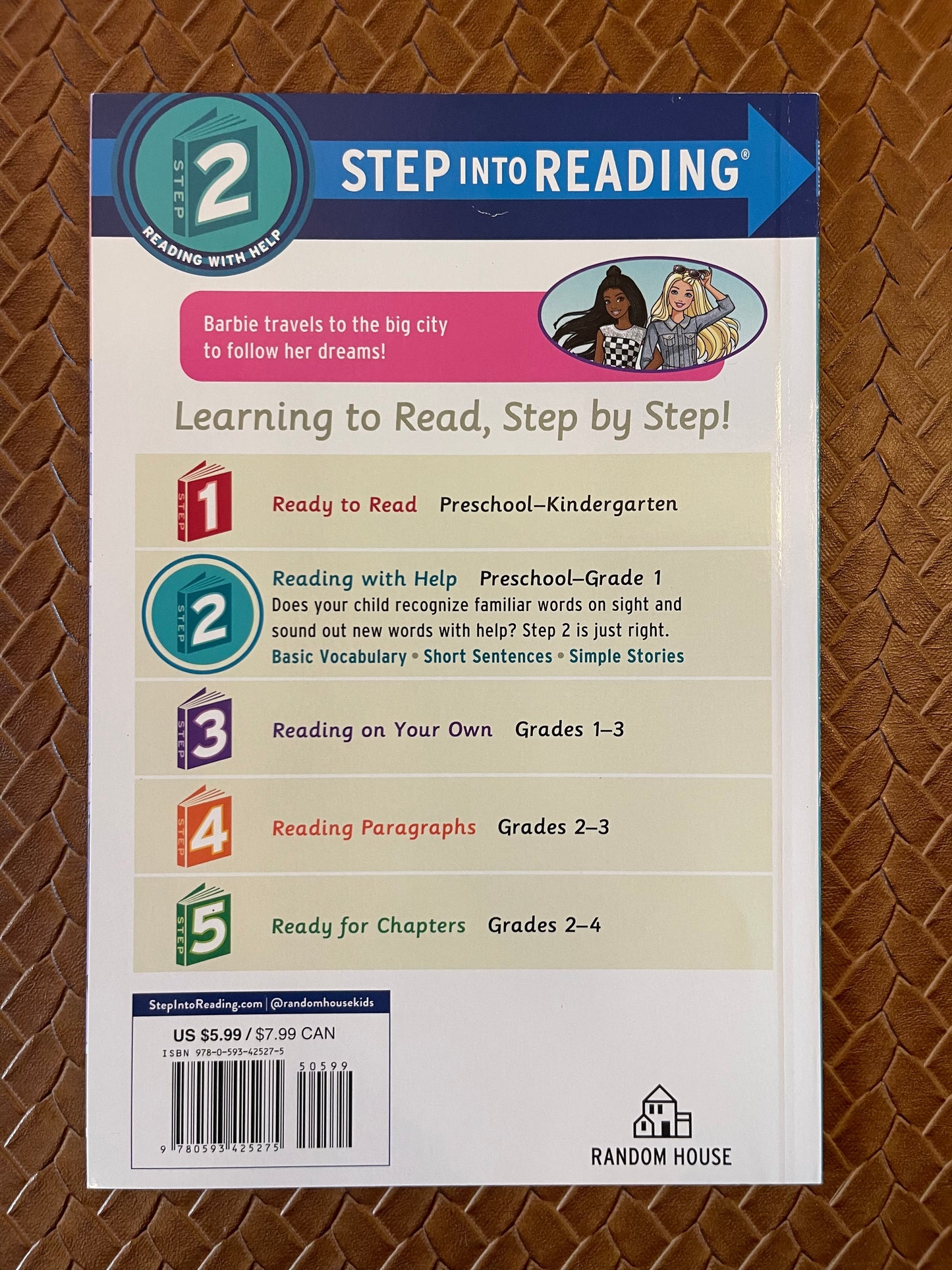 Big City, Big Dreams (Barbie) (Step into Reading) (Paperback)