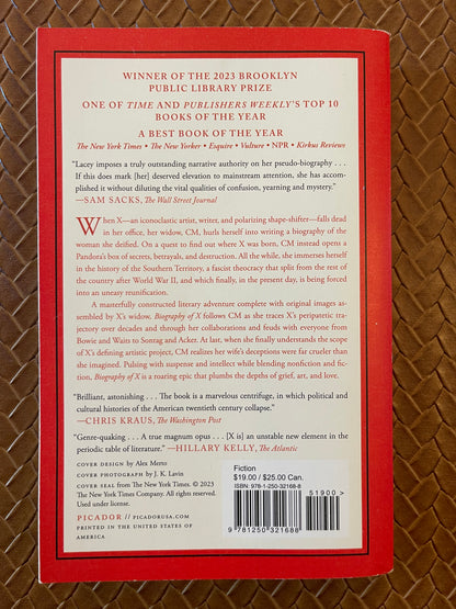 Biography of X by Catherine Lacey (Paperback)