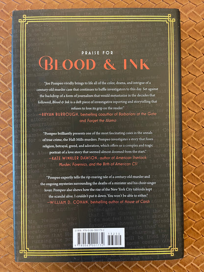 Blood & Ink: The Scandalous Jazz Age Double Murder That Hooked America on True Crime by Joe Pompeo (Hardcover)