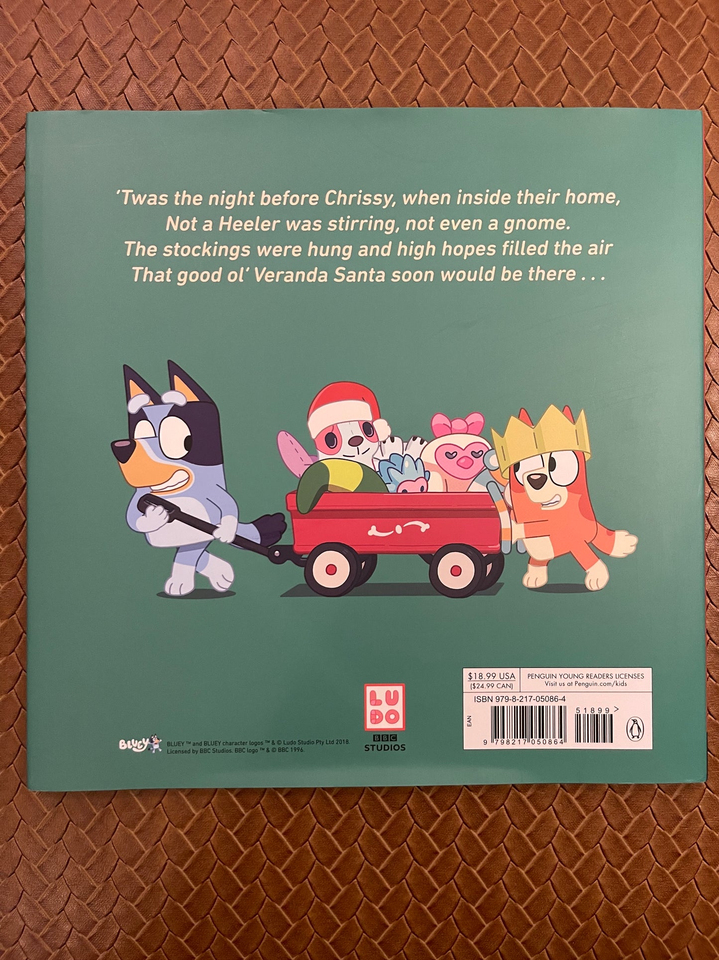 Bluey's Night Before Christmas by Lauren Holowaty, Kiara Hankinson, Jemma Bayley, Costa Kassab (Hardcover - New)