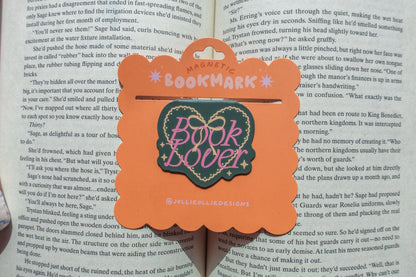 Book Lover Magnetic Bookmark - Green