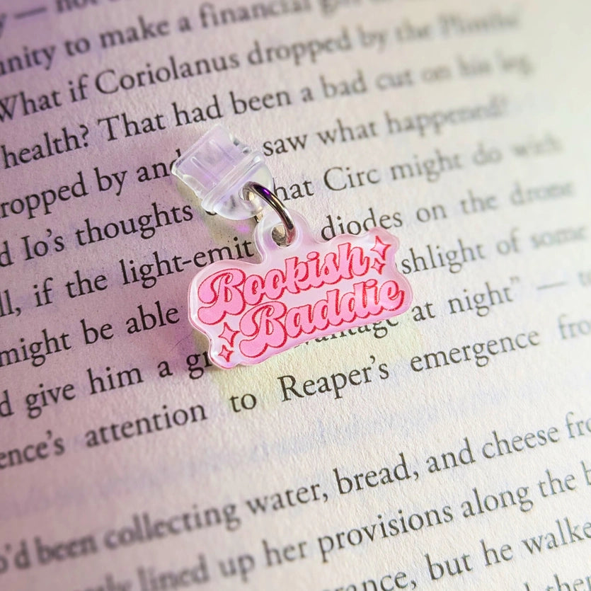 Bookish Baddie Plug Charm