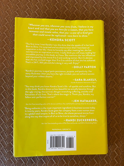 Born to Shine: Do Good, Find Your Joy, and Build a Life You Love by Kendra Scott (Hardcover)