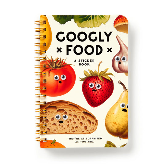 Brass Monkey Googly Food Sticker Book