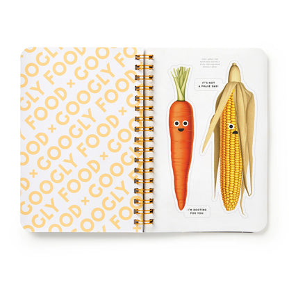 Brass Monkey Googly Food Sticker Book