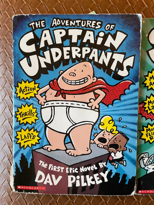 Captain Underpants 3 Book Bundle