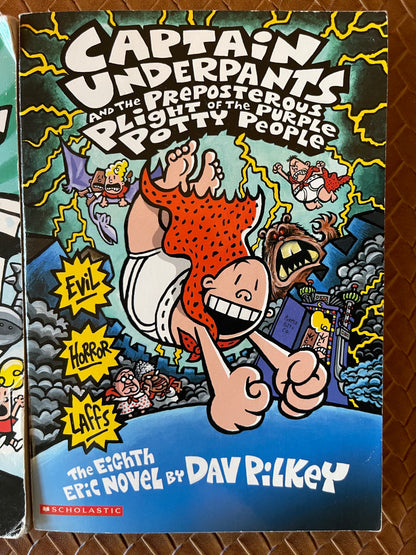 Captain Underpants 3 Book Bundle