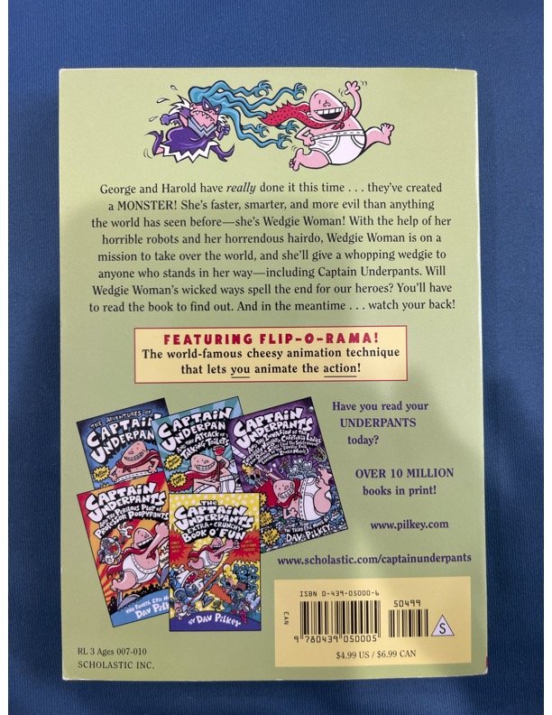 Captain Underpants #5: Captain Underpants and the Wrath of the Wicked Wedgie Woman by Dav Pilkey (Paperback)