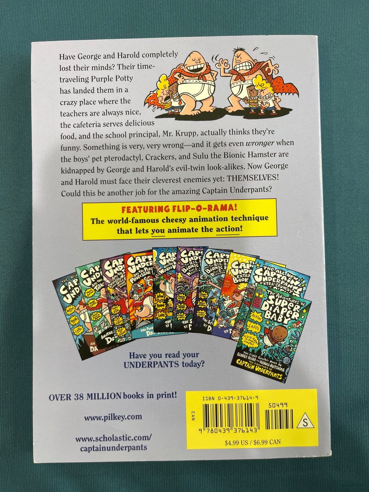 Captain Underpants #8: Captain Underpants and the Preposterous Plight of the Purple Potty People by Dav Pilkey (Paperback)
