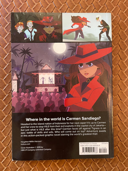 Carmen Sandiego Graphic Novels #1: The Sticky Rice Caper by Clarion Books (Paperback)