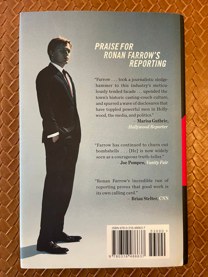 Catch and Kill: Lies, Spies, and a Conspiracy to Protect Predators by Ronan Farrow (Hardcover)