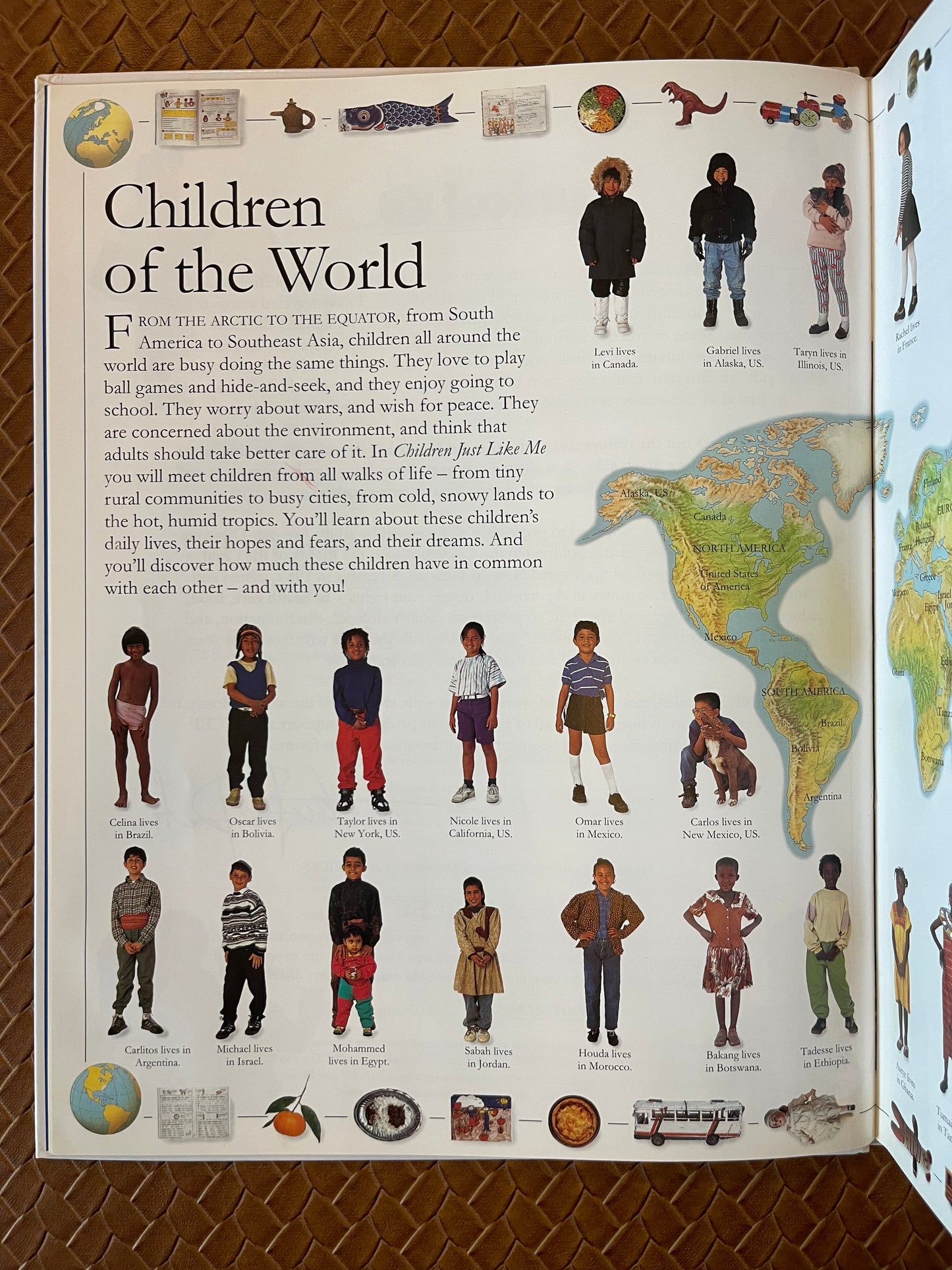 Children Just Like Me by Anabel Kindersley, Barnabas Kindersley, UNICEF (Collaborator)
