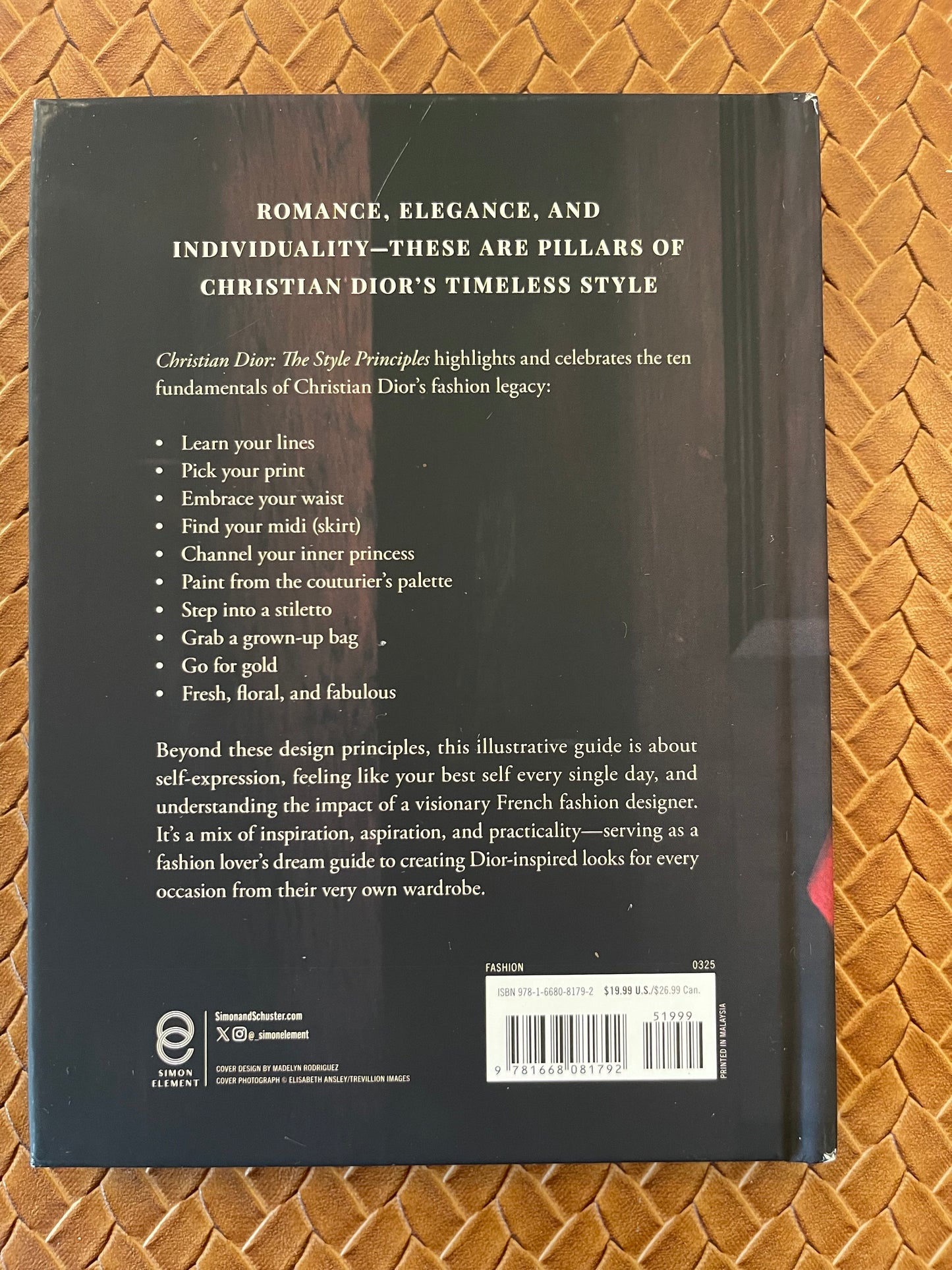 Christian Dior: The Style Principles by Hannah Rogers (Hardcover)