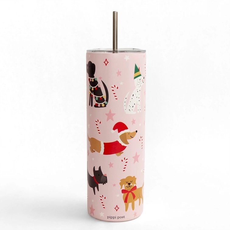 Christmas Dogs Tumbler