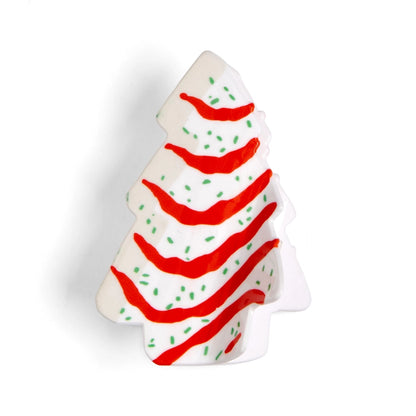 Christmas Tree Cake Claw Hair Clip
