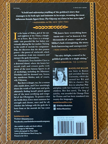 Circe by Madeline Miller (Paperback)