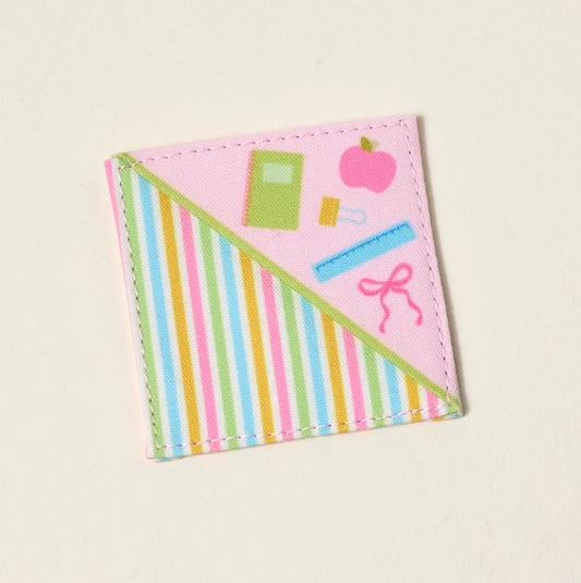 Corner Keeper Fabric Bookmark–Color Me Happy