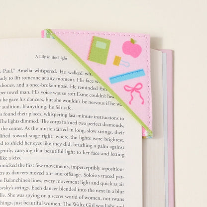 Corner Keeper Fabric Bookmark–Color Me Happy