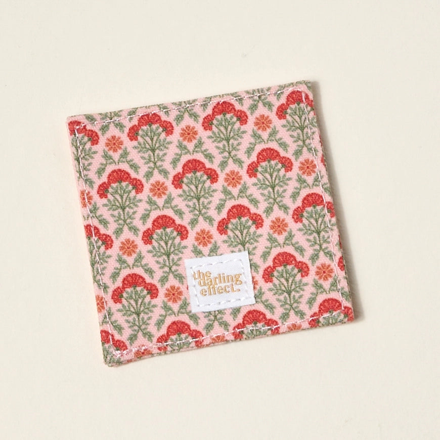 Corner Keeper Fabric Bookmark–Everbloom Dusty Rose