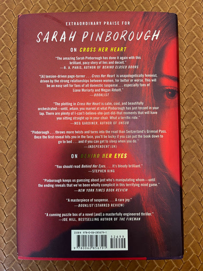 Cross Her Heart by Sarah Pinborough (Hardcover)