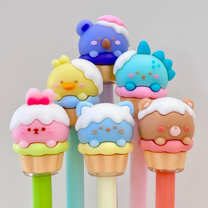 Cupcake Animal Gel Pen