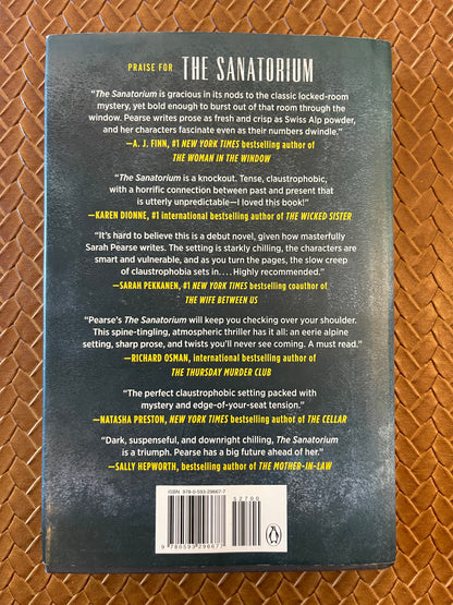 Detective Elin Warner #1: The Sanatorium by Sarah Pearse (Hardcover)